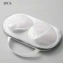 1pc Mesh Bra Wash Bag - Machine Washable, Anti-Deformation Bra And Lingerie Storage Bag With Zipper Closure, Travel & Household Storage Laundry Bag
