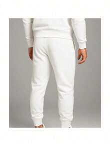 Skull Ghost Streetwear Printed Sweatpants - White - View 2