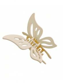 1 pezzo Fermaglio per capelli con design a farfalla, colore unito, carino e versatile. Elegante fermaglio per capelli a farfalla di nuovo stile cinese, fresco e insolito, decorazione vintage di lusso per Ognissanti. Ottimo regalo, fermagli per capelli estivi, pinze per capelli, morsetti per capelli, Molletta per capelli