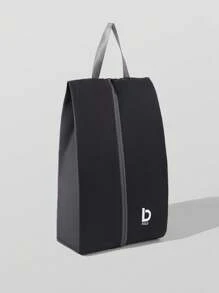 1 pièce Sac de rangement pour chaussures brodé personnalisé, sac de voyage portable grande capacité pour chaussures, housse de voyage et d'affaires pour chaussures, organisateur de chaussures de sport et de pantoufles, étui à chaussures imperméable et anti-poussière, convient à un usage quotidien, excellent cadeau pour la famille, les amis, les mères, les pères, peut être utilisé pour la fête des mères, la fête des pères, la Saint-Valentin, la fête des infirmières, Noël, anniversaire