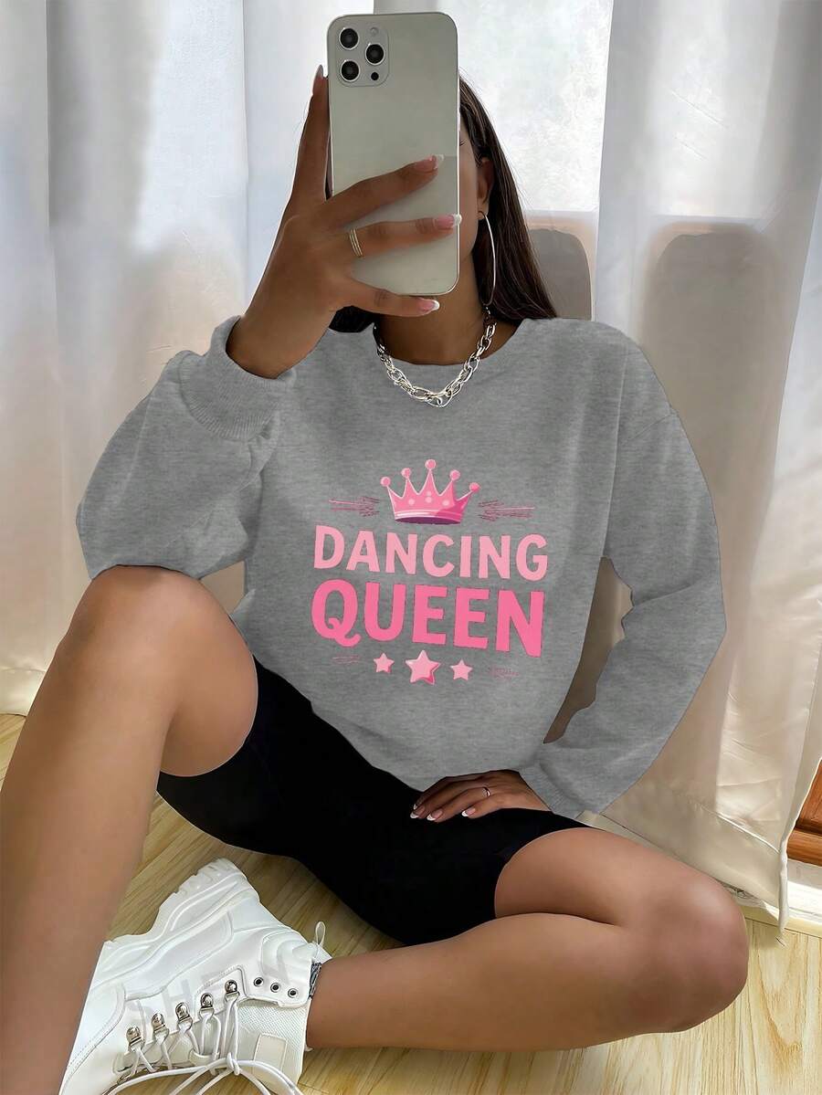 Women's Sweatshirt - Dark Grey - View 1