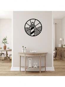 金属装饰航海罗盘墙饰，适用于客厅、卧室、办公室、门廊、花园、露台、海滩主题家居装饰房间装饰夏季家居装饰