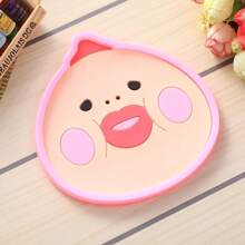 Cute Coaster Silicone Dining Table Placemat Kitchen Accessories Mat Cup Bar Mug Cartoon Animal Drink Pads Cartoon Heat-Resistant Tableware Pot Mat, Cup Mat, Bowl Mat, Waterproof Plate Mat