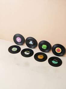 1SET/2pcs/4PCS/6PCS/8PCS/10PCS Plastic Cup Coasters For Kitchen, Dining Room, Living Room, Table Decoration, Heat Resistant, Scratch Resistant, Anti-Dust,Suitable For Wedding, Party, Gift, Birthday