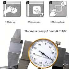 5/10pcs Window Screen Repair Patch, 3-Layer Strong Adhesive Window Screen Mesh Tape, Repair For Window And Door Tears Holes, 10 Patches, 4"X 4"(10cm X 10cm)