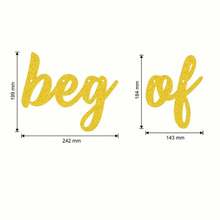 Pancarta brillante "El comienzo de un nuevo capítulo", decoraciones para la fiesta de despedida de papel, rosa dorado/dorado/negro, adecuado para graduación, retiro, boda, compromiso, cambio de empleo - Multicolor - Ver 9