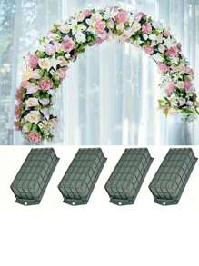 1pc Flower Arrangement Mesh Flower Mud And Fixer, Flower Cage Basket Flower Holder Plastic MeshFlower Mud, Wedding Centerpieces & Tabletop Displays DlY Flower Arrangement Mud Block