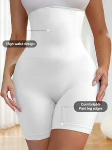 高腰塑身内裤无缝收腹内裤腰部训练器塑身瘦身紧身女士平腹提臀提臀三角裤女士内衣束腹塑身衣 - 白色 - 查看 7