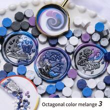 100pcs Octagon Sealing Wax Beads , Multicolor Wax Beads, For Seal Stamp, Handmake Embellishment, DIY Craft, Gift Wrapping, Envelope Sealing, Party Invitation, Scrapbooking,Back To School,School Supplies - 100 Octagonal Pieces - View 16