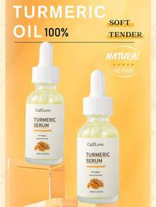 Turmeric Face Serum – Brightening & Hydrating Essence With Anti-Wrinkle, Firming, Dark Spot & Fine Line Care For Glowing Skin 30ml/1pcs - Green - View 1
