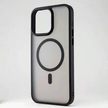 1 Piece PC Material, High-End Phone Case For Phone Series, Apple Thickened Anti-Drop Magnetic Shell, New Wireless Charging, Skin-Friendly Matte Protection Case, Simple - Black - View 6