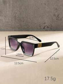 3 Pairs Kids Colorful Retro Street Style Square Decorative Fashion Glasses - Multicolor - View 5