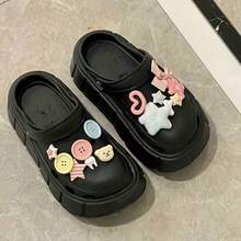 13 件甜美 Y2K 风格鞋饰，毛绒星星纽扣鞋配件，DIY 凉鞋拖鞋装饰