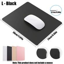 3-Size Aluminum Alloy Gaming Mouse Pad (S/M/L: 26x21-31x26cm) - Smooth Glide & Cooling, Ultra Thin To Large