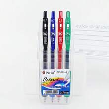 1 pieza Bolígrafo retráctil colorido, pluma para dibujar, diario y arte del estudiante, disponible en 12/8/6/4 colores, pluma de acuarela, pluma para pintar y grafiti en tu diario DIY, bolígrafo de gran capacidad de color, resaltador, útiles escolares, vuelta al cole
