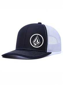 1 Peça Boné de Beisebol de Aba Curva Estampado, Boné Trucker Masculino/Feminino para Esportes ao Ar Livre, Hip Hop Estilizado