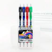 1pc High-Quality Colorful Retractable Ballpoint Pen, Suitable For Art Students, Painting, Journaling, 12/8/6/4 Color Options, Watercolor Pen, DIY Planner & Drawing, Large Capacity Colored Pen, Marker Pen - (Classic) Click Gel Pen - View 17