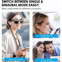 无线耳机，入耳式设计，降噪，高保真立体声，无延迟，触摸传感器，适合运动，兼容 Android/IOS 和其他智能手机，电池寿命（180mAh），蓝牙名称“A7”