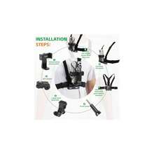 KINGKI Mobile Phone Chest Mount Harness Strap Holder Cell Phone Clip Action Camera POV For   Plus Etc - 黑色 - 查看 2