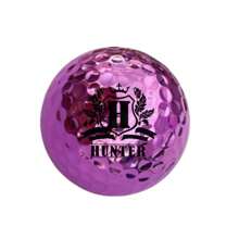 1/3/6/9 balles de golf électroplaquées personnalisées (or, argent, violet, bleu), personnalisation de votre initiale et de votre nom, haute visibilité, équipement de golf durable et précis, structure à double couche de haute qualité, améliore la distance et la précision, idéal pour la pratique et la compétition, cadeau de golf parfait, convient pour la pratique et la compétition