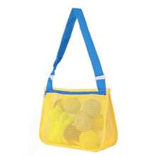1pc Customized Embroidered Lightweight Foldable Large Capacity Beach Bag, Mesh Beach Storage Bag, Beach Travel Mesh Bag, Personalized Shell Zipper Mesh Beach Bag, Sun Protection Bag, Personalized Embroidered Bag, Summer Vacation Storage Bag, Personalized Shell Bag, Shoulder Tote Beach Bag