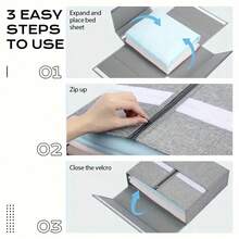 4pcs/Set Large Storage Boxes With Window, Packaging Bag, Storage Bag, Easy To Take And Stack, Suitable For Storing Bedding, Clothes, Pillowcases, Underwear Sets In Wardrobe - متعدد الألوان - مشاهدة 7