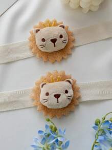 2 paquetes de sujetacortinas de poliéster moderno, ajustables sin necesidad de taladrar, con diseño de animales de dibujos animados 3D, sujeta-cortinas creativos para la decoración de la sala de estar - Variedad de opciones de animales