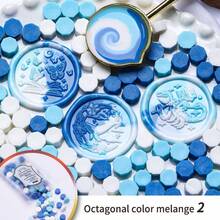100pcs Octagon Sealing Wax Beads , Multicolor Wax Beads, For Seal Stamp, Handmake Embellishment, DIY Craft, Gift Wrapping, Envelope Sealing, Party Invitation, Scrapbooking,Back To School,School Supplies - 100 Octagonal Pieces - View 26