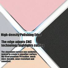 3-Size Aluminum Alloy Gaming Mouse Pad (S/M/L: 26x21-31x26cm) - Smooth Glide & Cooling, Ultra Thin To Large
