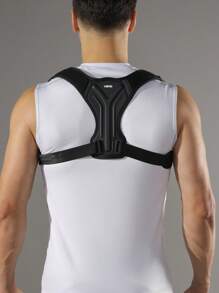 VBOSI 1 pieza Corrector de postura ajustable unisex para la parte superior de la espalda, cinturón deportivo para los hombros, para mujeres y hombres, accesorio para el gimnasio