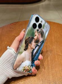 1 Stück personalisierter Foto-Anpassungsfall, unterstützt Einzelbildanpassung/Vollmusterkonstruktion/individuelle Signatur, transparente TPU-Linsen-Handyschutzschale, erfüllt individuelle Kundenwünsche! Kompatibel mit 16 Pro Max/16 Pro/15 Pro Max/14 Pro Max/13 Pro Max, A12/A13/A14/A15/A52/A54/A55/13C, OPPO A15/A17, Honor X6a/X7b/X8b/X6, S23 Ultra/S24 Ultra/A52s, VIVO, OPPO, SAM, Redmi; geeignet für Geschenke und den täglichen Gebrauch