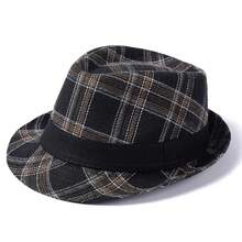Sombrero de copa de estilo británico, sombrero de caballero nuevo europeo y americano, sombrilla para hombre, sombrero de Jazz, sombrero de fieltro para papá, sombrero de cubo, regalo NUGI - Rojo - Ver 9