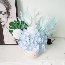 1SET Elegant Artificial Flower Bouquet, Bridal Bridesmaid Bouquet For Home Decor, Birthday, Table Centerpiece - Versatile Living Room Decoration For Christmas, Easter, Thanksgiving, Valentine's Day, Mother's Day And Graduation Season - Container Not Included, Wedding Bouquet