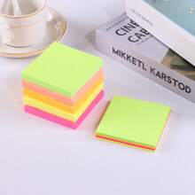 ZCZN 48 Pads Sticky Notes, 76 X 76 Mm, 100 Sheets/Pad, 6 Bright Colours Self-Stick Note Pads For Reminders, Value Pack,School Supplies,Back To School