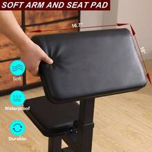Banco De Rizos Predicador Maquina De Rizos De Biceps Equipo De Entrenamiento De Triceps Para Gimnasio En Casa - asPic - View 4