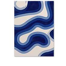 1 buc. Opțional, cadru postere, artă de perete, vintage, linie albastră, geometrie, flori, artă de perete, pânză, pictură de artă abstractă, postere și imprimeuri, imagini pentru barul de hotel, pentru decorul casei din sufragerie