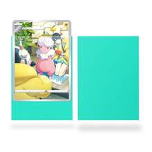 100 个/50 个 66 * 91 毫米磨砂卡套可展示个性化设计保护套适用于 MTG/PKM 卡牌游戏卡套/交易卡/桌面游戏卡/收集游戏卡保护套适用于棒球卡高品质耐用材料独家设计万圣节/圣诞节/生日礼物 - 彩色 - 查看 5