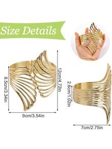 2pcs/1PC Golden/Silvery Double Wing Pattern Spring Curtain Tiebacks, Design Unique, With Adjustable Hollow Curtain Buckle, Suitable As A Bedroom Curtain Tie Or Living Room Curtain Tie, 57gsm