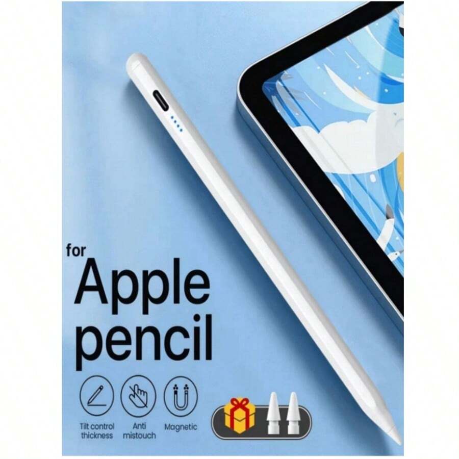 S Stylus Compatible With Apple Pencil,  Air 5, 4, 9, 7, 8, Mini 5, 6, Pro 11, Tilt Sensitive, 2018-2022, 2, 1