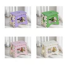 Outdoor Folding Stool Mini Low Stool Portable Plastic Folding Chair Small Stool Thickened Portable Bench