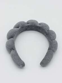 1pc Braided Cloud Sponge Crown Top Headband For Women, High-End Spa Hair Wrap Towel Fabric Headband For Bathing Makeup Removal & Hair Washing,Hairband,Hair Hoop Headbands Hair Accessories - Multicolor - View 15