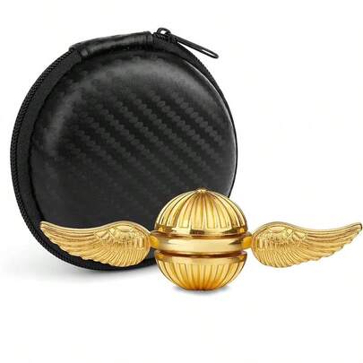 2025-1pc New Angel Wings Fingertip Gyroscope Cupid Wings Golden Snitch - Birthday Gift - Graduation Gift - Gift