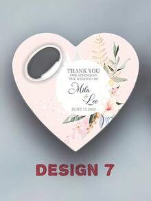 Custom Bottle Opener Wedding Souvenirs For Guests, Unique Wedding Favor Wholesale Magnets, Engagement Favor Save The Date Magnets,Heart Shape Wedding Thank You Favor,Magnetic Bottle Opener, Custom Wedding Gift, Wedding Gift, Thank You Favor Souvenirs, Bottle Opener(24 Designs),Multi-Functional, Ornamental,Anti-Mold,Reusable,Adorable,High-Quality,Cute,Vintage,Colorful,Customized Bottle Openers & Bottle Opener Accessories,Home Refresh - Multicolor - View 8