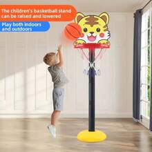 Set di canestro da basket regolabile mini per adolescenti - Comprende un pallone da basket, ottimo per gioco indoor/all'aperto e regalo di compleanno, colore blu