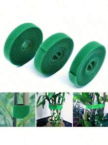 1-Piece Garden Fabric Plant Strap - Reusable, Adjustable Plant Support Fixture With Hook And Loop Design For Home And Garden Accessories