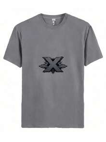 A Black And White Image Of An X. - Grey - View 1
