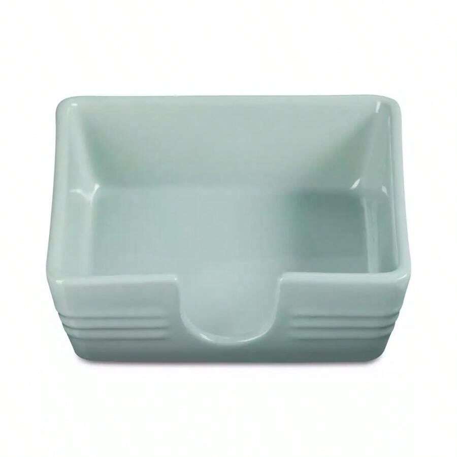 Le Creuset Stoneware Signature Cocktail Napkin Holder | | Dining Sets - Sea Salt - View 1