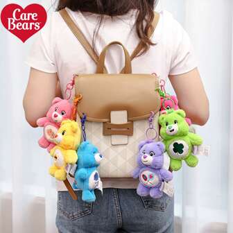 CARE BEARS Care Bears Plush Keychain Set, Cute Keychains, Bag Charms And Purse Accessories,Cute Bear Keychains, Bag Charm, Gifts,Key Ring Tote, Shoulder Bag, Headphone Case, Pendant, Personalised Car Bag, Key Hanger, The Perfect Handbag, Shoulder Bag And Car Key | Cute Cartoon Animal Design | The Ideal Birthday Gift,Christmas Gifts