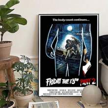WB 1/10PCS Friday The 13th Horror Films Poster Wall Art Home Decor Room Decor Digital Painting Living Room Restaurant Kitchen Art - Frameless