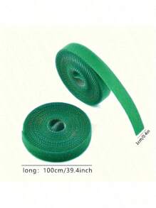 1-Piece Garden Fabric Plant Strap - Reusable, Adjustable Plant Support Fixture With Hook And Loop Design For Home And Garden Accessories